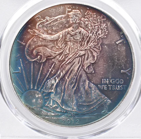 2012 American Silver Eagle MS67 PCGS Beautiful Tone *1382