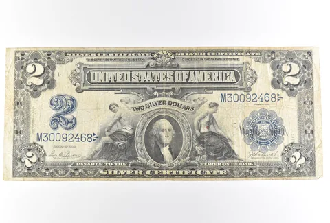 1899 $2 Silver Certificate Large Note Blue Seal *2517