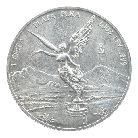 2003 Mo Mexico 1 Onza Silver Libertad *0275