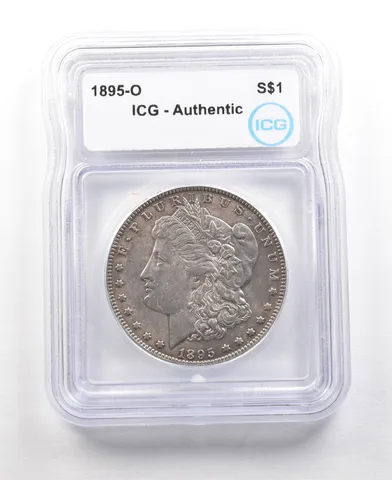 1895-O Morgan Silver Dollar Authentic ICG *6324