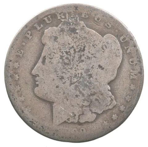1900-O Morgan Silver Dollar Lowball Low Ball Pocket Piece a4406