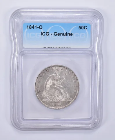 1841-O Seated Liberty Half Dollar Genuine ICG a9085