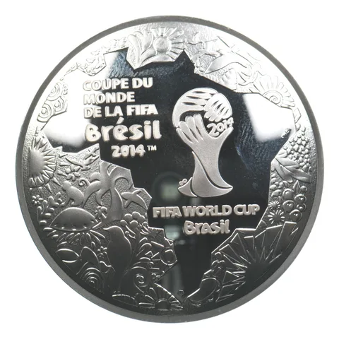 2014 France 10 Euro FIFA World Cup Brazil Silver *5664