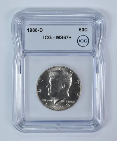1988-D Kennedy Half Dollar MS67+ ICG