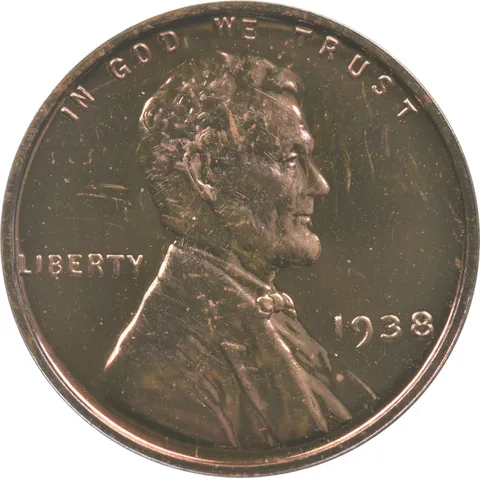 1938 Lincoln Wheat Cent Proof a8062