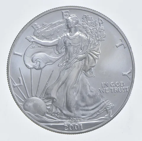 Better Date 2001 American Silver Eagle 1 Troy Oz .999 Fine Silver *209