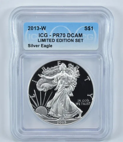 2013-W American Silver Eagle Limited Edition Set PR70 DCAM ICG