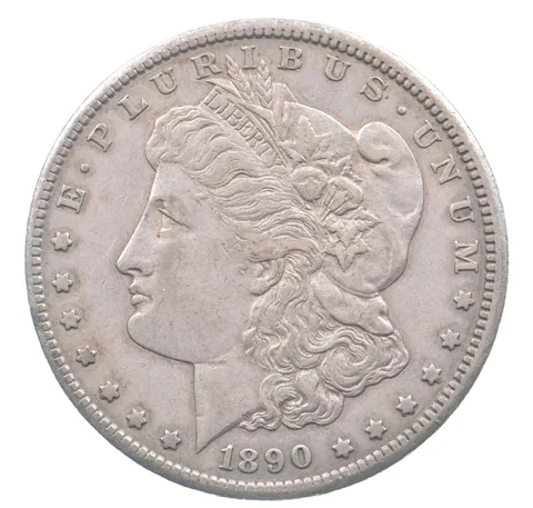 1890-CC Morgan Silver Dollar *8666