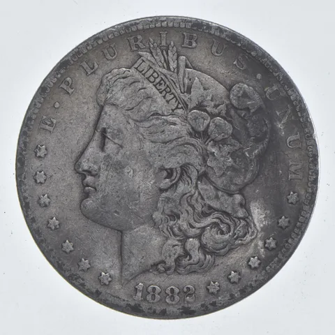 Early - 1882-S Morgan Silver Dollar - 90% US Coin *795