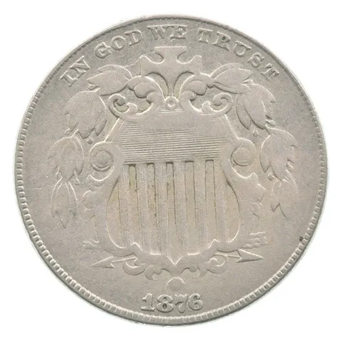 1876 Shield Nickel *6007