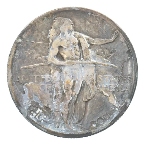 1926 Oregon Trail Commemorative Half Dollar Beautiful Tone *5153