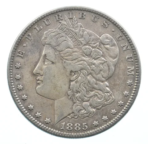 Early - 1885 Morgan Silver Dollar - 90% US Coin *530