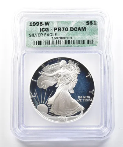 1995-W American Silver Eagle PR70 DCAM ICG *9897