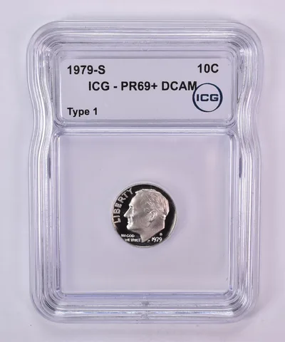 1979-S Roosevelt Dime Type 1 PR69+ DCAM ICG