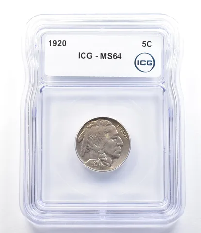 1920 Indian Head Buffalo Nickel MS64 ICG *6939