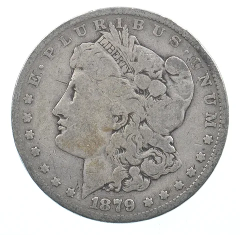 Early - 1879 Morgan Silver Dollar - 90% US Coin *881
