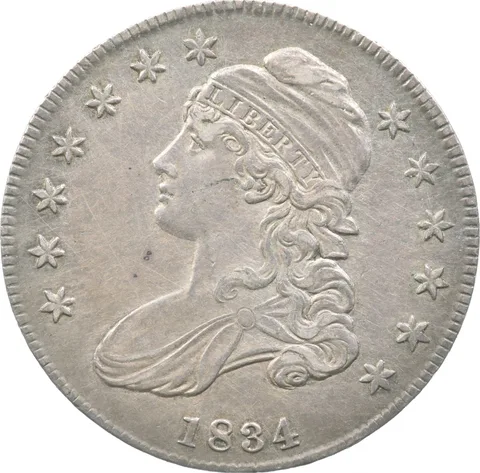 1834 Capped Bust Half Dollar SD/LD a8138