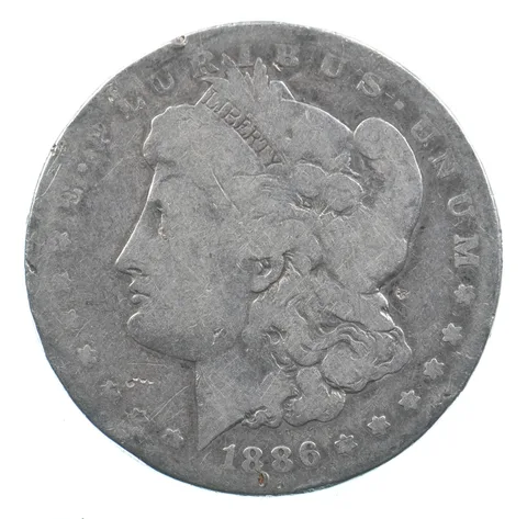 Early - 1886-O Morgan Silver Dollar - 90% US Coin *714