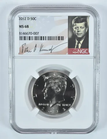 2012-D Kennedy Half Dollar MS68 NGC Special Label