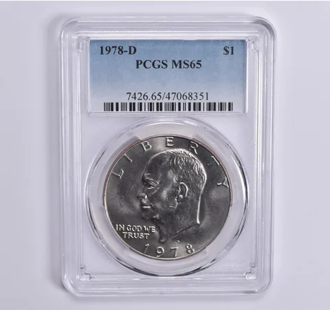 1978-D Eisenhower $1 MS65 PCGS Blue Lbl