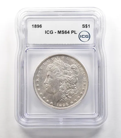 1896 Morgan Silver Dollar MS64 PL ICG *6730