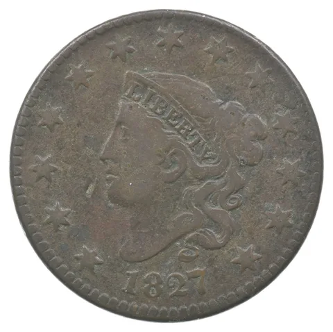 1827 Liberty Matron Head Large Cent *7078