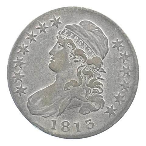 1813 Capped Bust Half Dollar O-109 R3 a5061