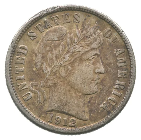 1912-D Barber Dime a8334