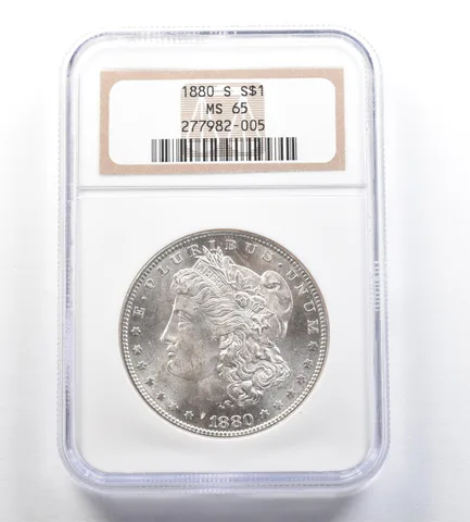1880-S Morgan Silver Dollar MS65 NGC *7196
