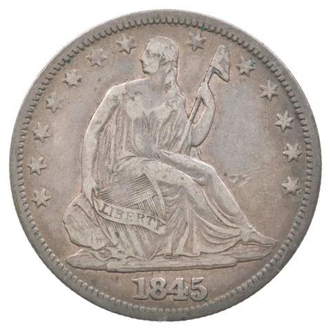 1845-O Seated Liberty Half Dollar *8921