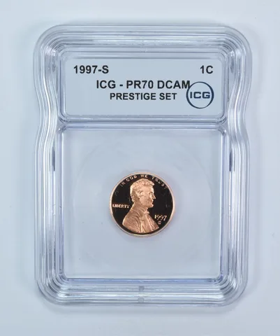 1997-S Lincoln Memorial Cent Prestige Set PR70 DCAM ICG