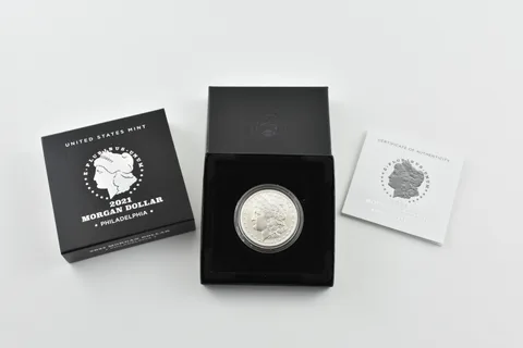 2021 Morgan Silver Dollar - Philadelphia in OGP w/ COA