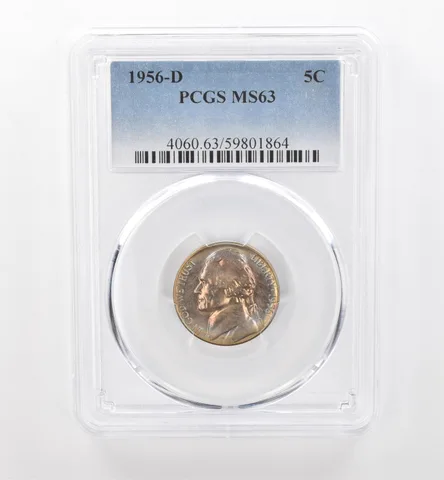1956-D Jefferson Nickel MS63 PCGS Beautiful Tone *1798