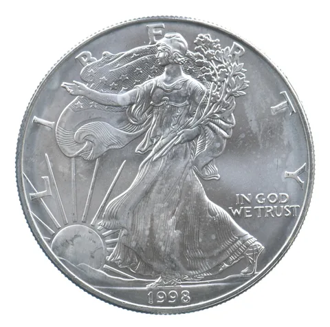 Better Date 1998 American Silver Eagle 1 Troy Oz .999 Fine Silver *676