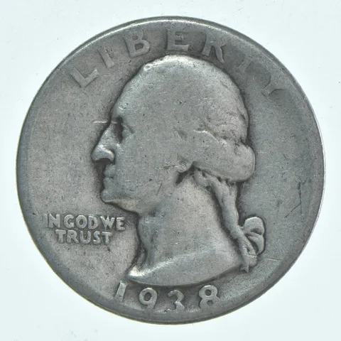 1938 (P) Washington Quarter Average Circ