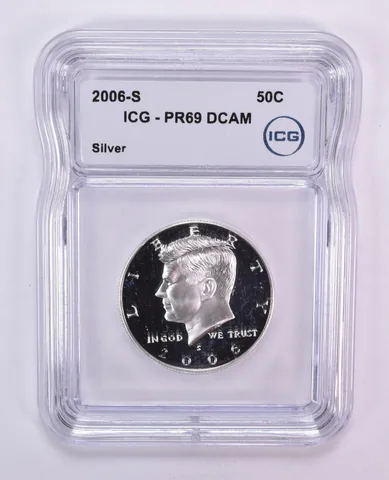 2006-S Kennedy Half Dollar Silver PR69 DCAM ICG