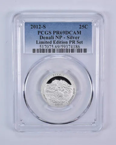 2012-S ATB Quarter Silver Denali Limited Edition Set PR69 DCAM PCGS