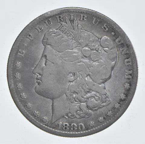 Early - 1880-S Morgan Silver Dollar - 90% US Coin *832