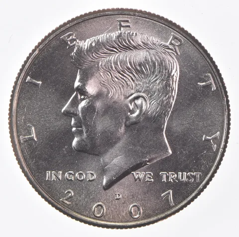 2007-D Kennedy Half Dollar Clad Unc