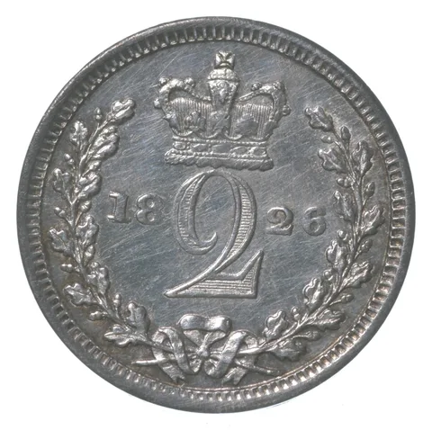 1826 Great Britain 2 Pence Maundy a8404