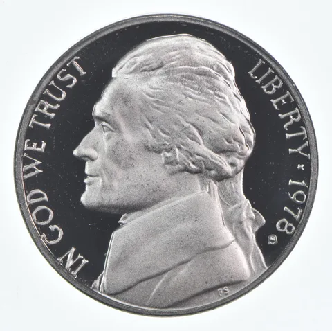 1978-S Jefferson Nickel Proof