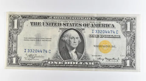 1935 A $1 Silver Certificate Yellow Seal North Africa *6720