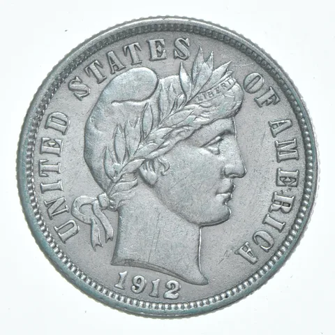 1912 Barber Dime *6161