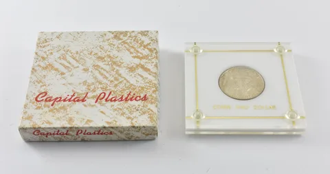 1937 Roanoke Commemorative Half Dollar Unc Capital Plastics *9734