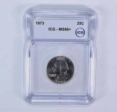 1973 Washington Quarter MS66+ ICG