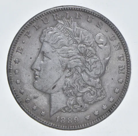 Better 1889 Morgan Silver Dollar - 90% US Coin - Nice Coin *392