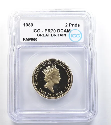 1994 Great Britain 2 Pounds KM#960 PR70 DCAM ICG *7871