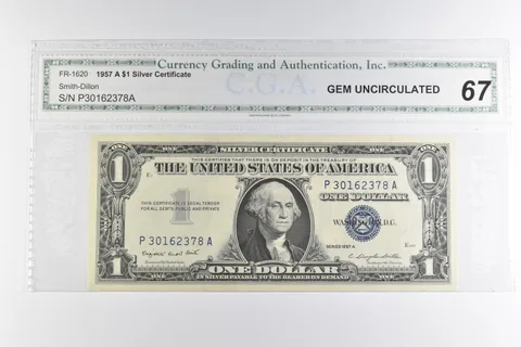 $1 1957-A US Silver Certificate Blue Seal FR-1620 *8149
