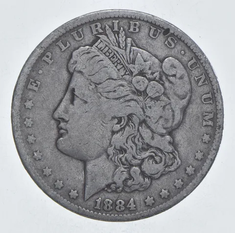 Early - 1884-O Morgan Silver Dollar - 90% US Coin *133