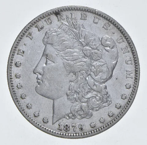Better 1879-O Morgan Silver Dollar - 90% US Coin - Nice Coin *421
